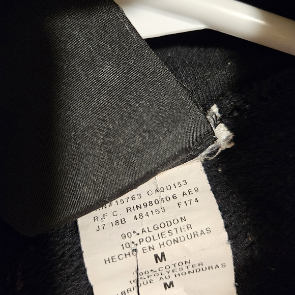 Thrasher Y2k Black Hoodie Flames and Welding Sparks Men's Size Medium - Picture 5 of 9